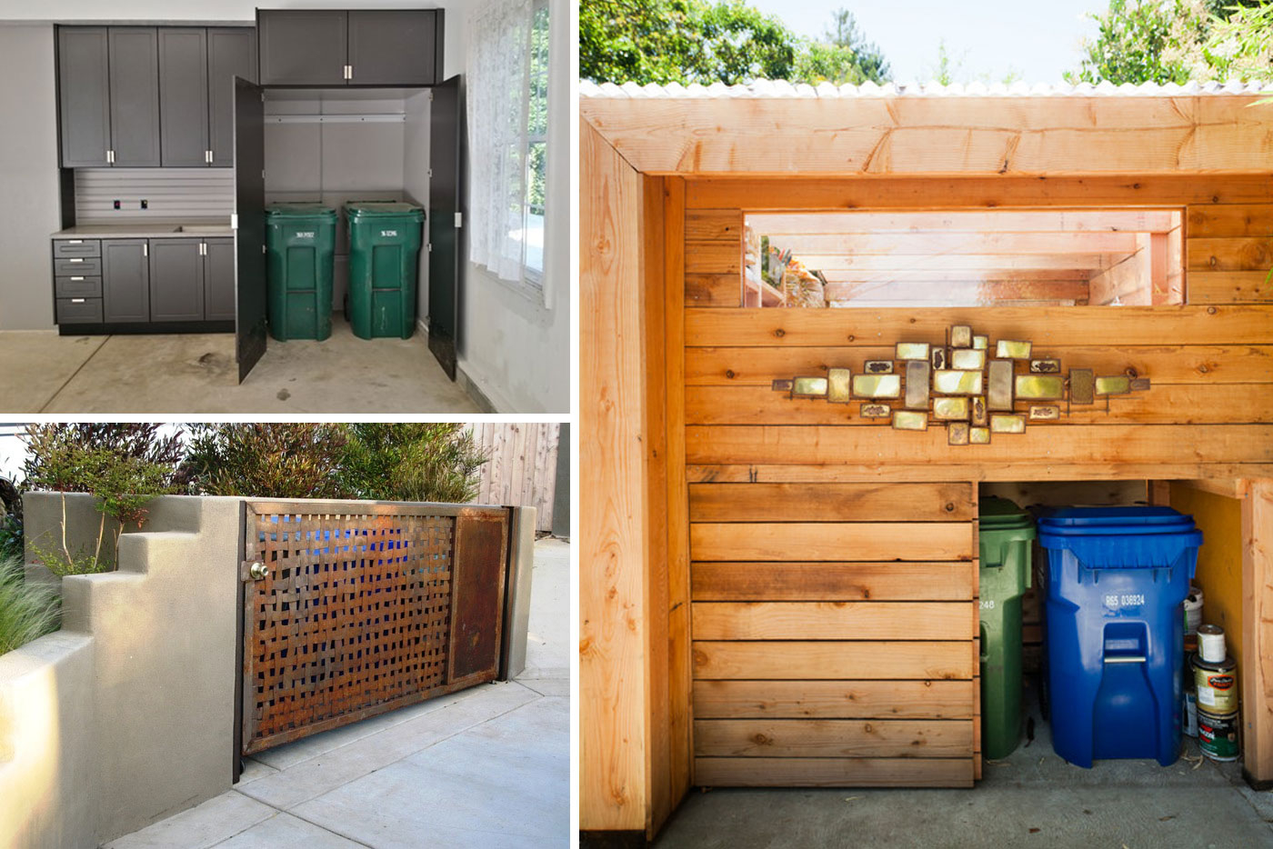 5 Homes With Beautiful Outdoor Trash Storage in size 1400 X 934
