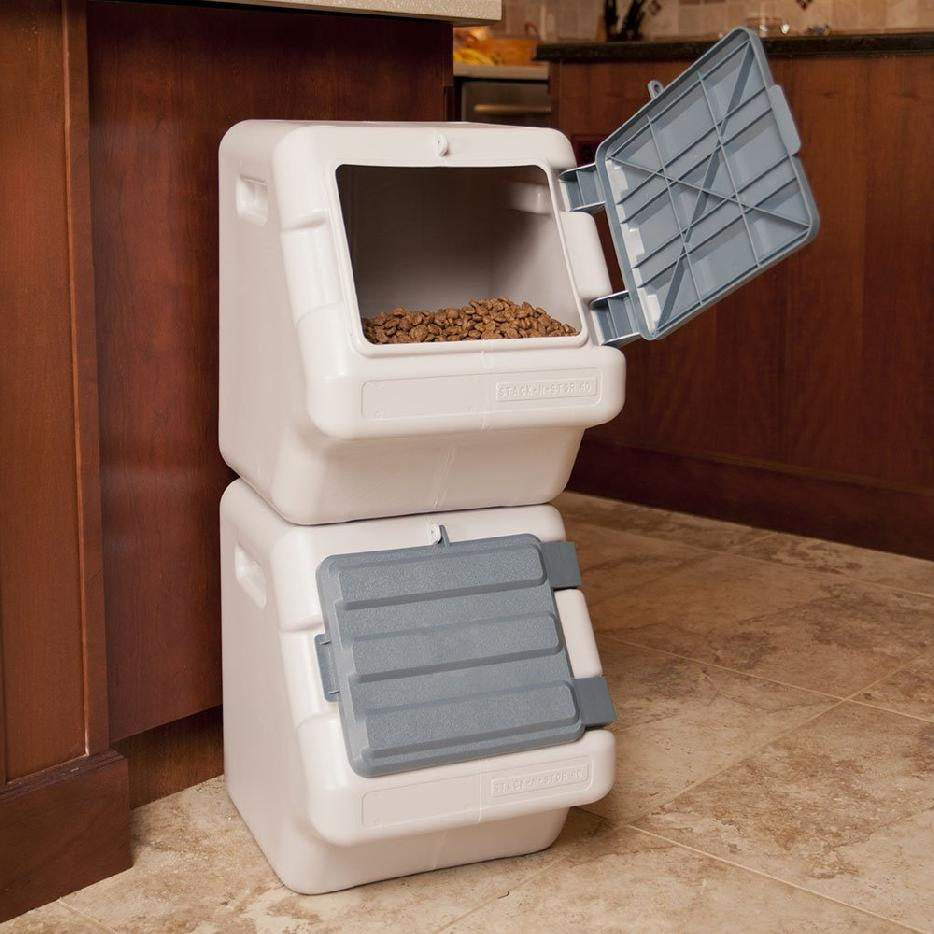 5 Stackable Pet Food Storage Ideas Infobarrel intended for dimensions 934 X 934