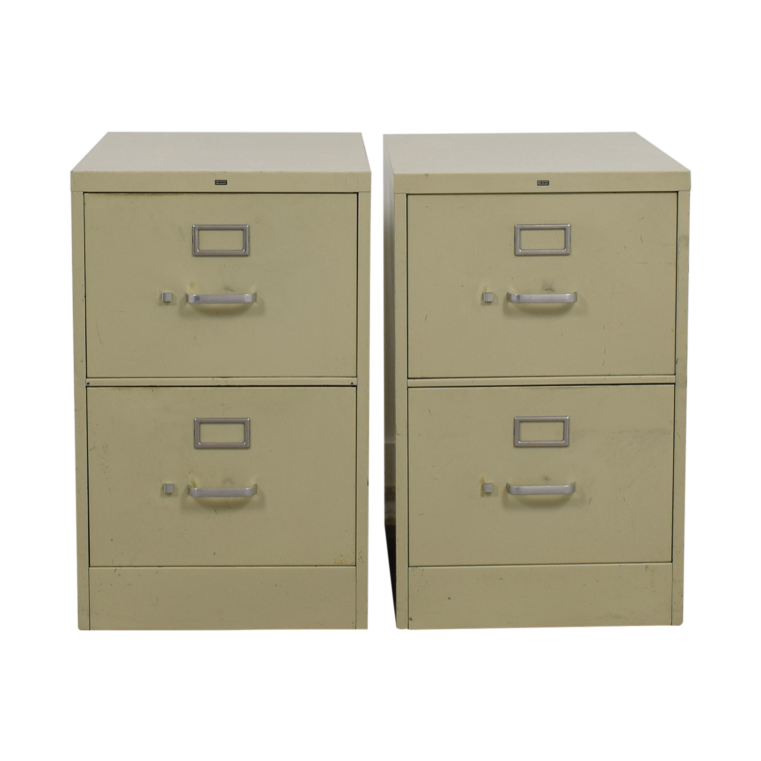 52 Off Two Drawer Grey Metal File Cabinets Storage inside sizing 1500 X 1500