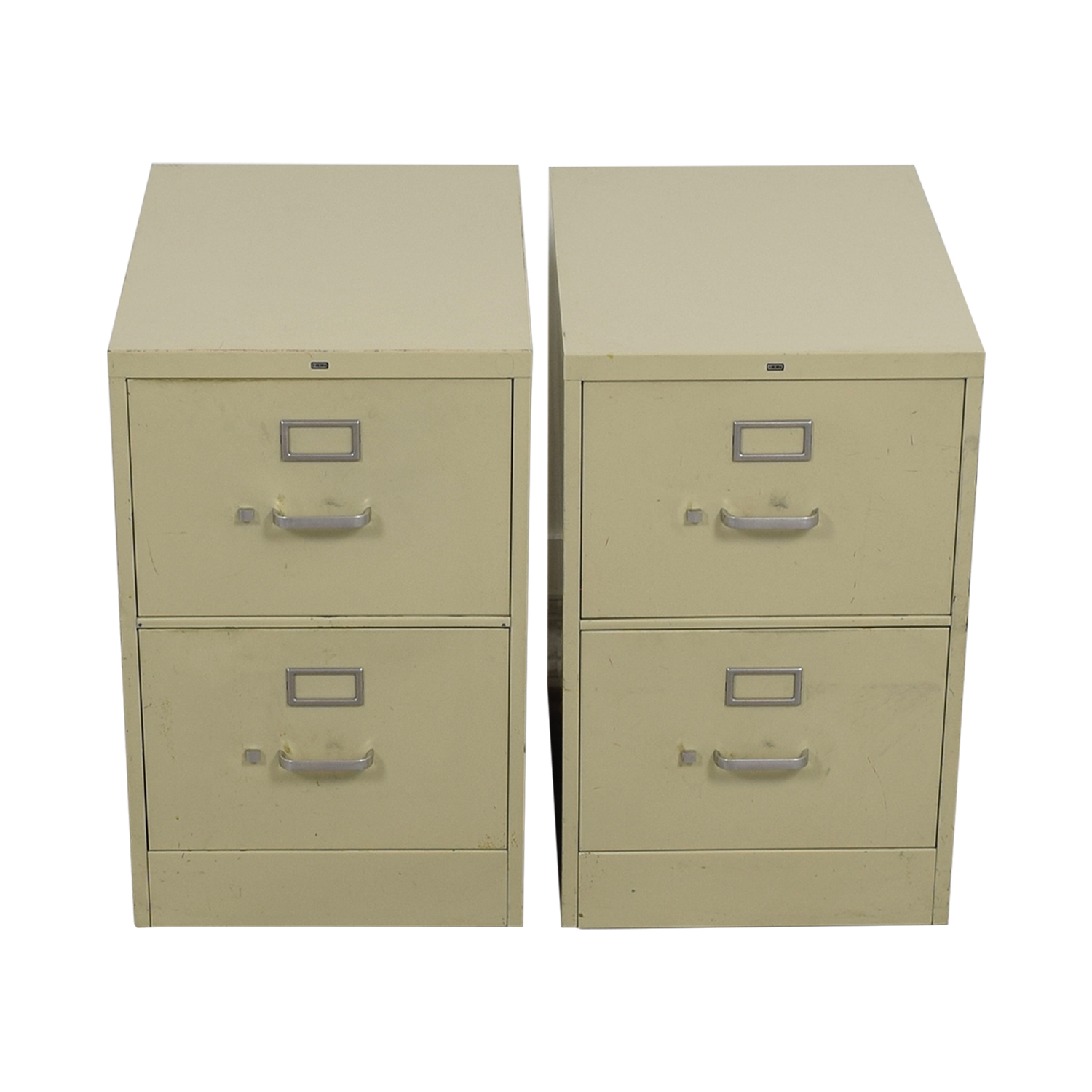 52 Off Two Drawer Grey Metal File Cabinets Storage throughout sizing 1500 X 1500