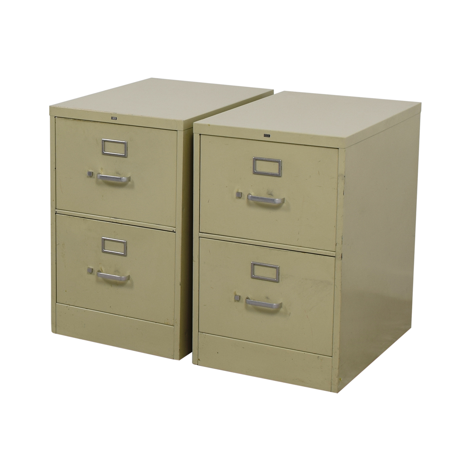 52 Off Two Drawer Grey Metal File Cabinets Storage within size 1500 X 1500