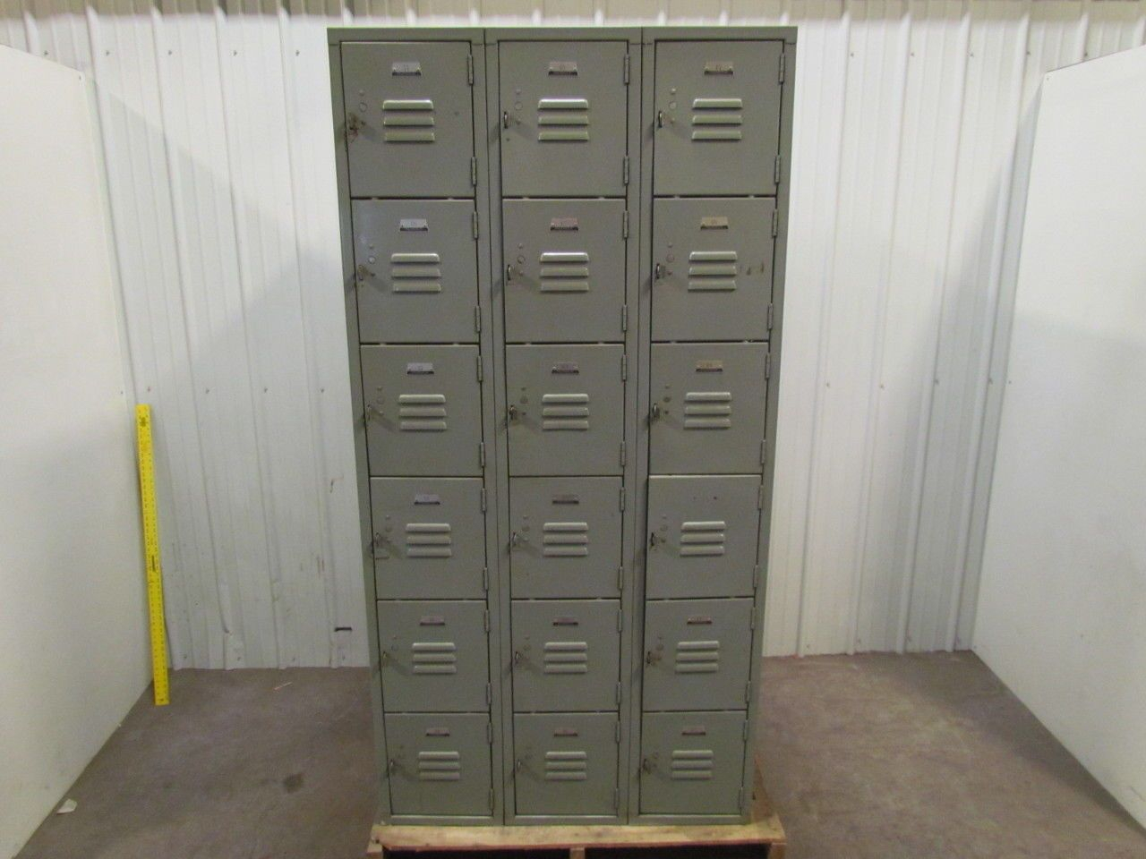 6 Door 3 Column Steel School Gym Locker 12x34x20 Compartments 2 intended for proportions 1280 X 960