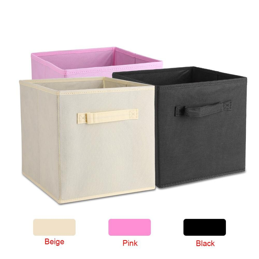 6pcs Nonwoven Fabric Foldable Drawer Storage Bins Box Household with regard to size 1000 X 1000