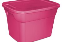 8 Pack Pink Plastic Storage Containers 18 Gallon Stackable Tote Box regarding size 3000 X 3000