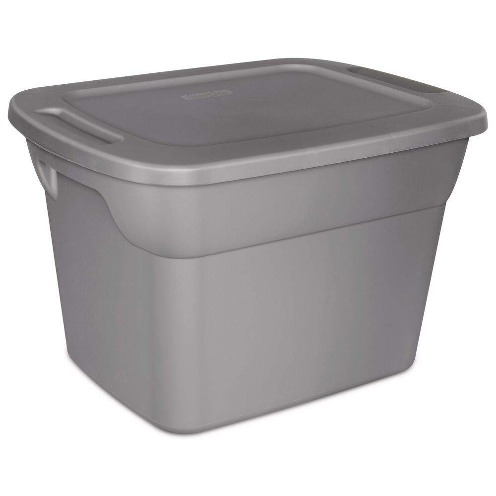 8 Plastic Storage Containers Box Sterilite 18 Gallon Stackable Bin with size 1000 X 1000