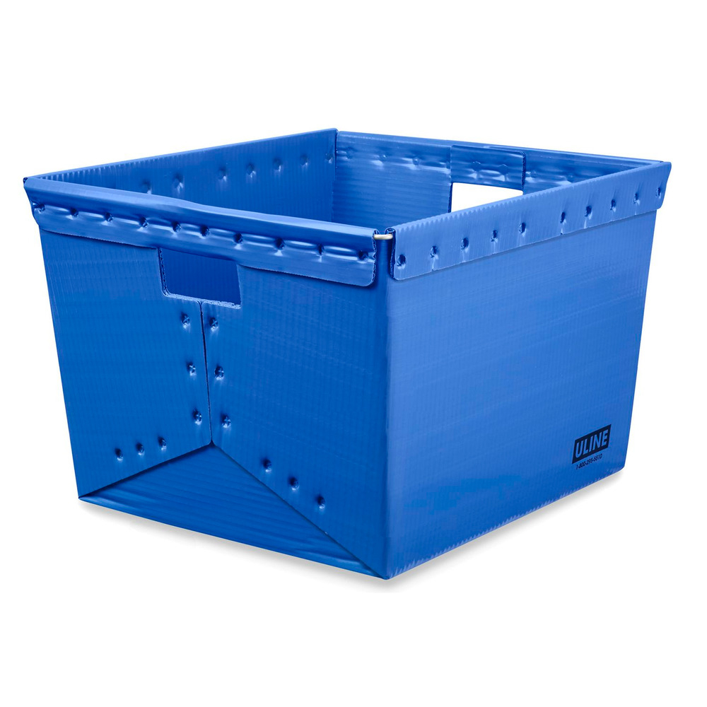 88 Corrugated Plastic Space Age Totes Postal Nesting 21 X 19 X 14 for measurements 1000 X 1000