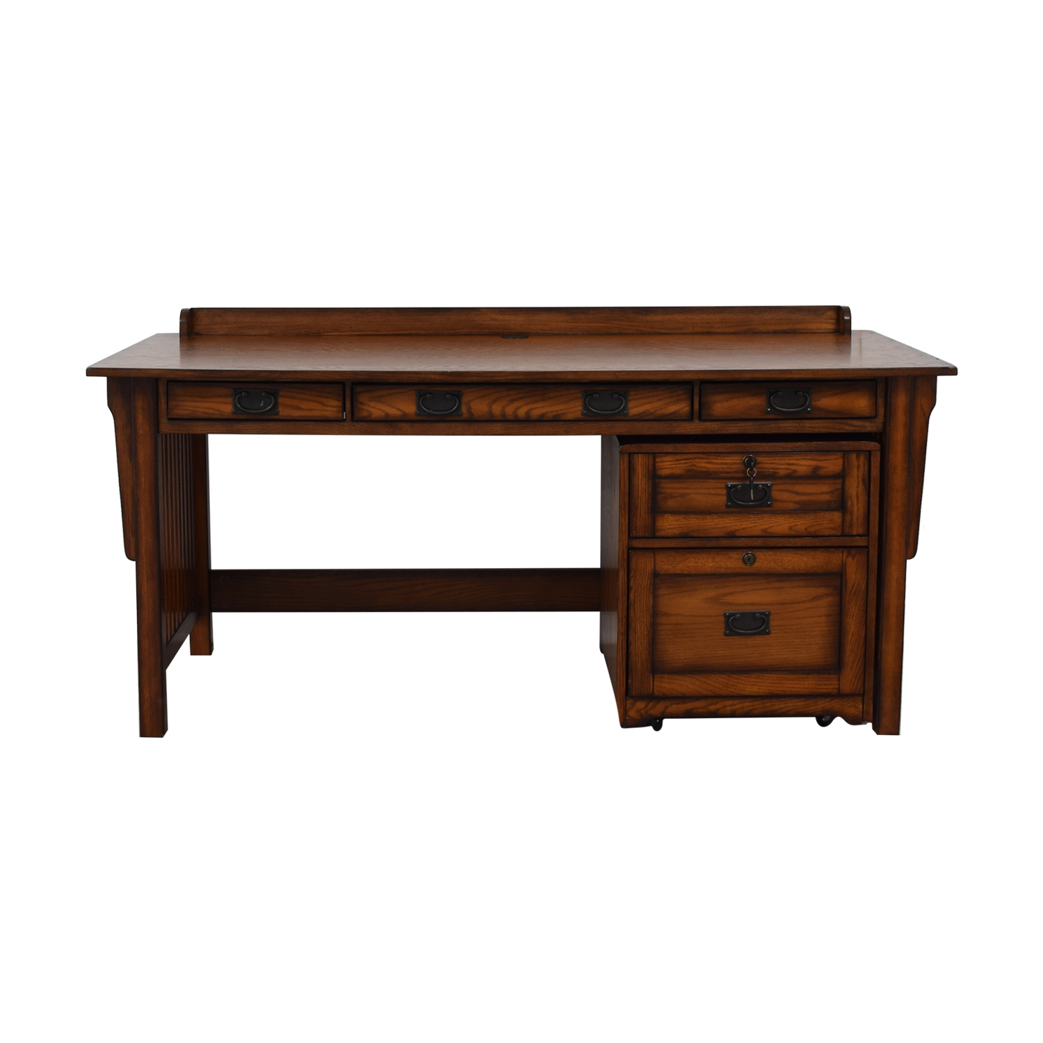 90 Off Hammary Furniture Hammary Furniture Wood Desk And File within proportions 1500 X 1500