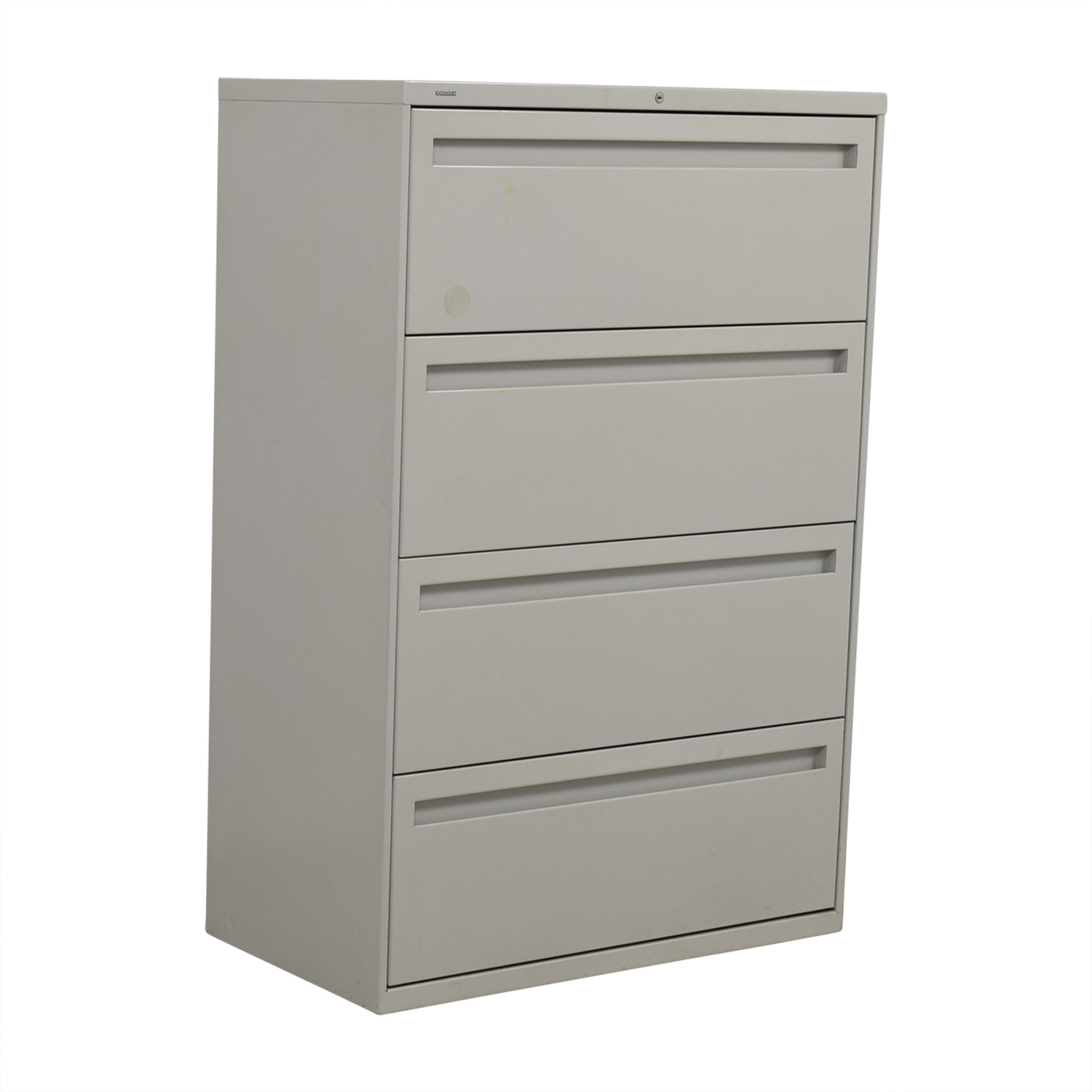90 Off Hon Hon Grey Four Drawer Lateral File Cabinet Storage intended for measurements 1500 X 1500
