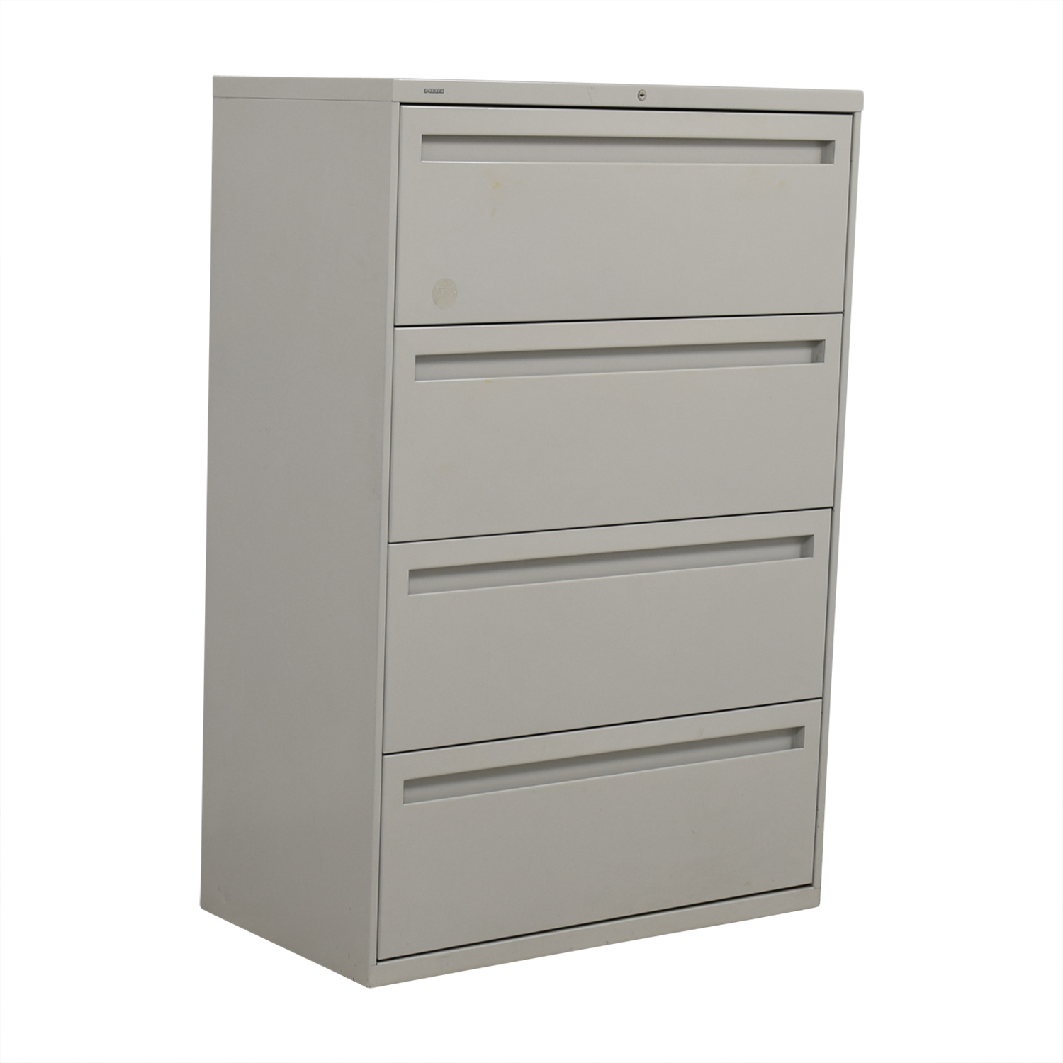 90 Off Hon Hon Grey Four Drawer Lateral File Cabinet Storage regarding dimensions 1500 X 1500