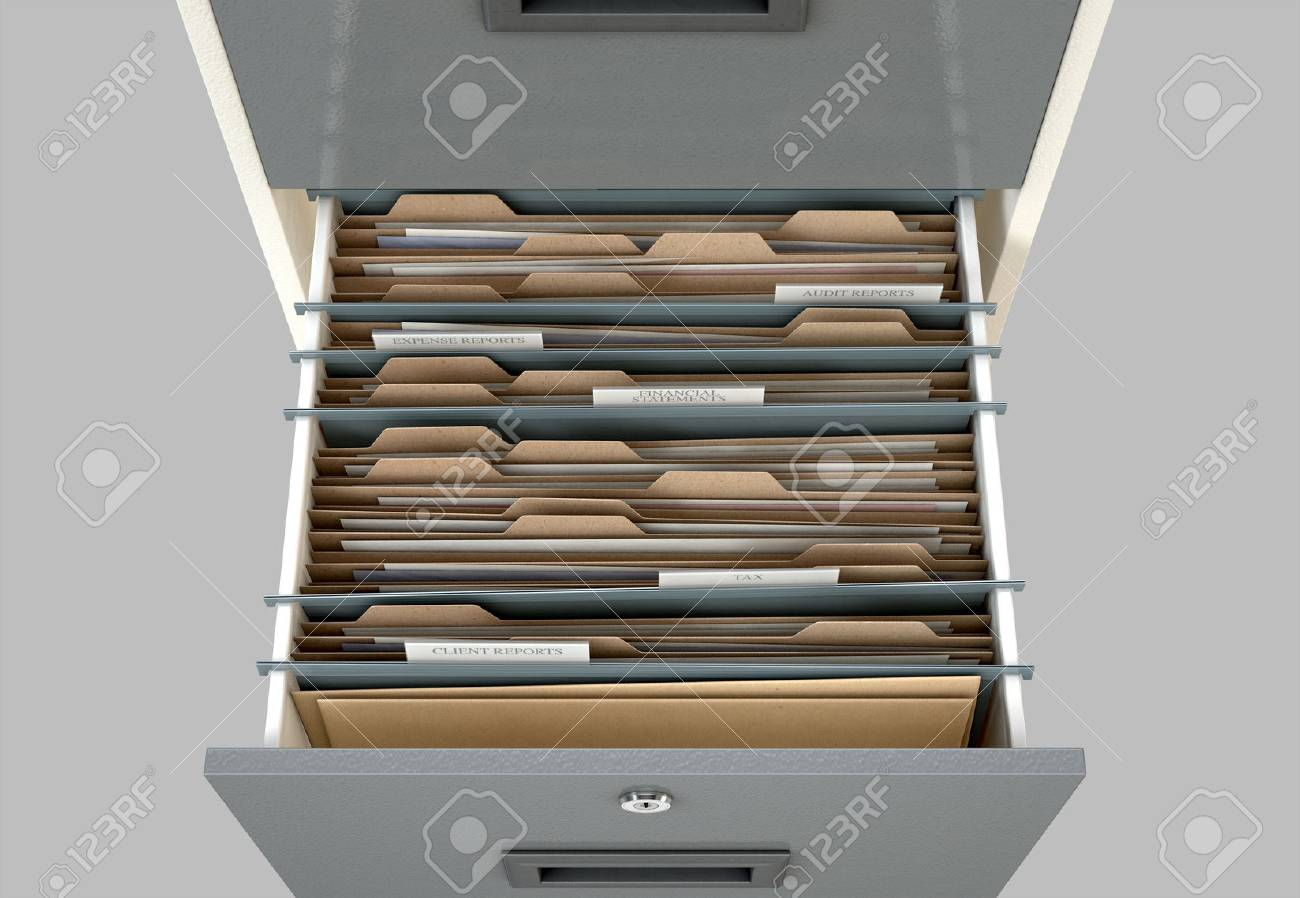 A 3d Render Closeup View Of An Open Filing Cabinet Drawer Revealling for measurements 1300 X 898