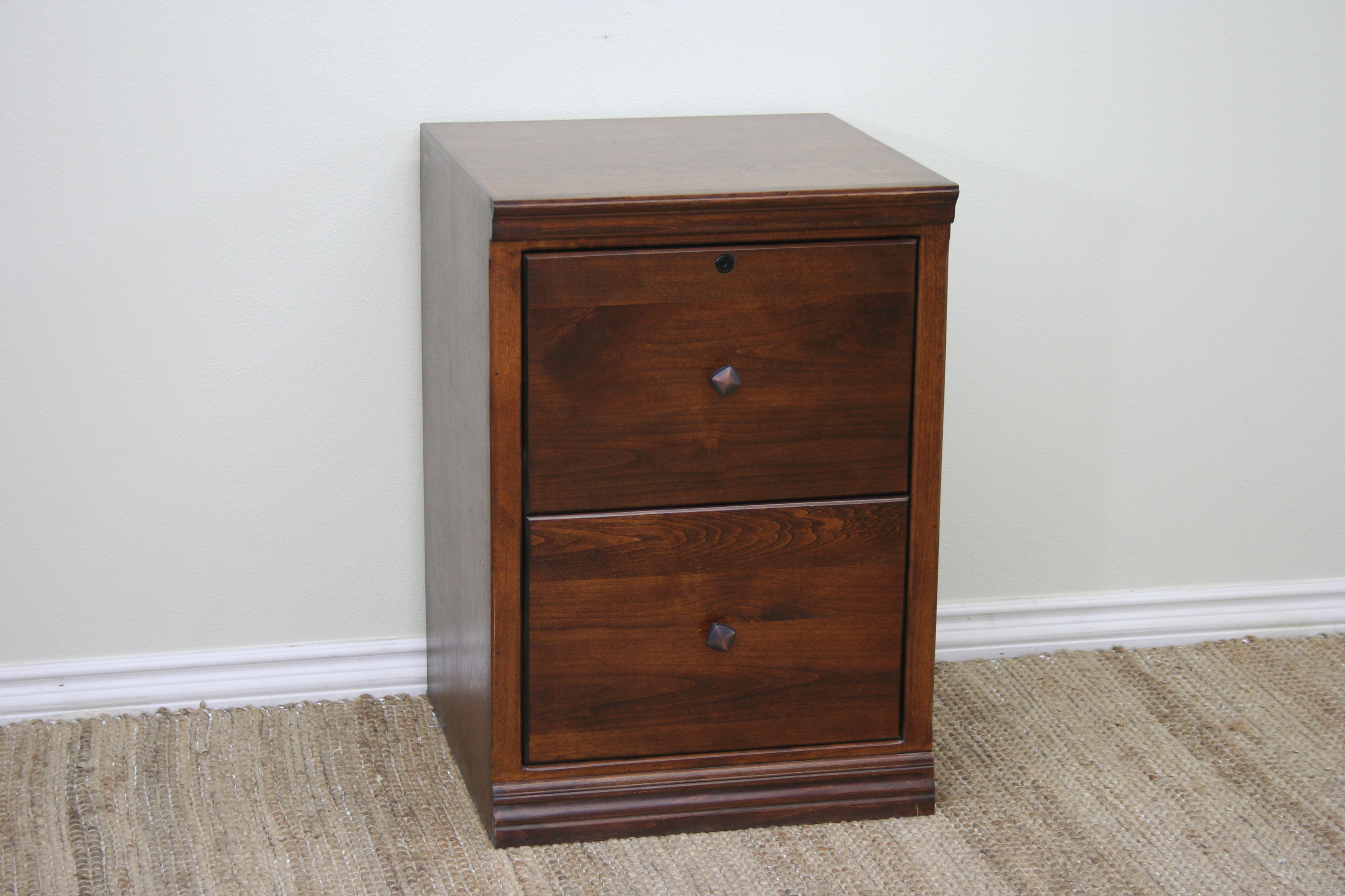 A T646 Traditional Alder 2 Drawer Locking Vertical File Cabinet 21 with regard to dimensions 3456 X 2304