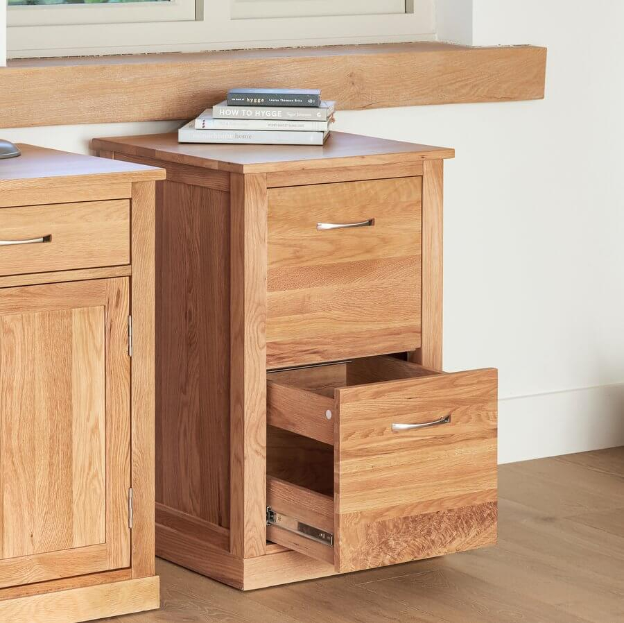 Abdabs Furniture Two Drawer Filing Cabinet Mobel Oak with proportions 900 X 898