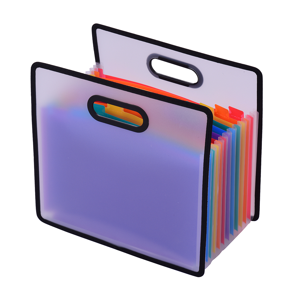Accordian Expanding File Folder A4 Paper Filing Cabinet 12 Pockets inside dimensions 1000 X 1000