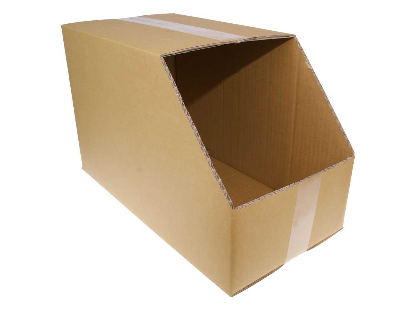 Adamoto Cardboard Stock Parts Storage Bin Box 25x48x30cm in proportions 1400 X 1050