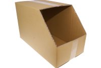 Adamoto Cardboard Stock Parts Storage Bin Box 25x48x30cm inside dimensions 1400 X 1050