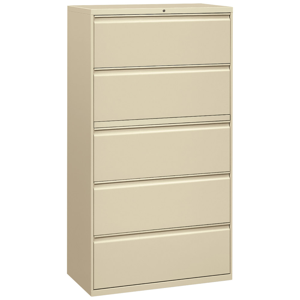 Alera Alelf3667py 36 X 18 X 67 5 Drawer Putty Lateral File Cabinet inside sizing 1000 X 1000