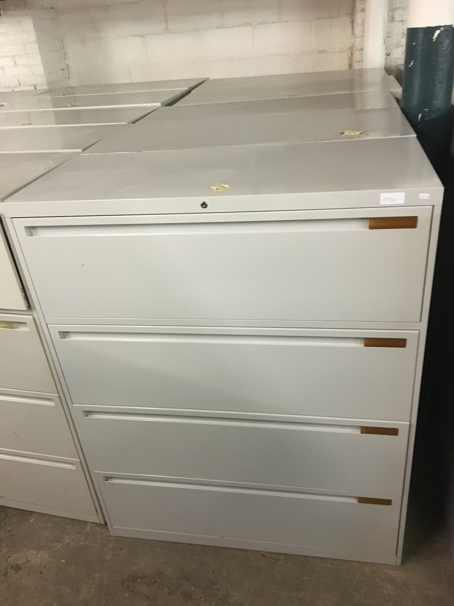 All Steel 4 Drawer 42w Lateral File Cabinet Light Grey Surplus with regard to dimensions 1500 X 2000