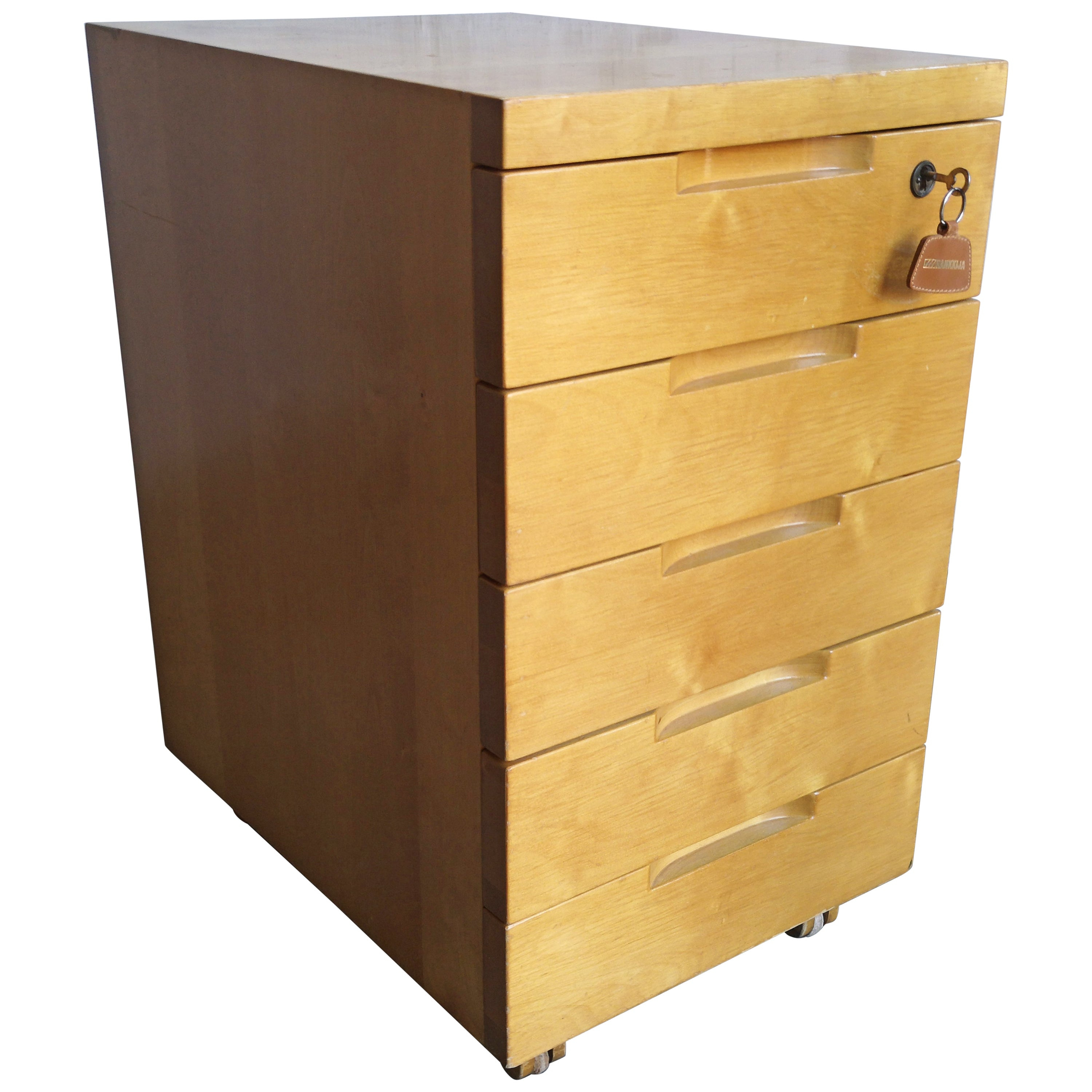 Alvar Aalto Artek 296 Lacquered Birch Chest Of Drawers Or Filing Cabinet with regard to dimensions 3000 X 3000