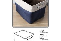 Amazonsmile Acrux7 Storage Bin Container 15 Inch Cotton Linen throughout measurements 1000 X 1000