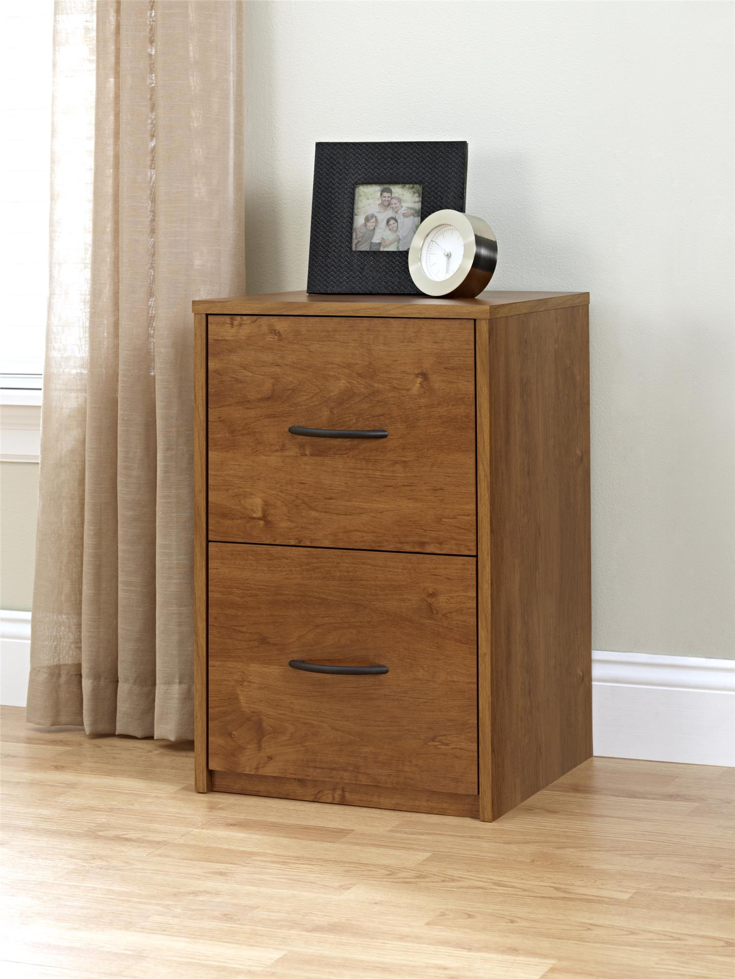 Ameriwood Furniture Core 2 Drawer File Cabinet Brown Oak for measurements 1501 X 2000