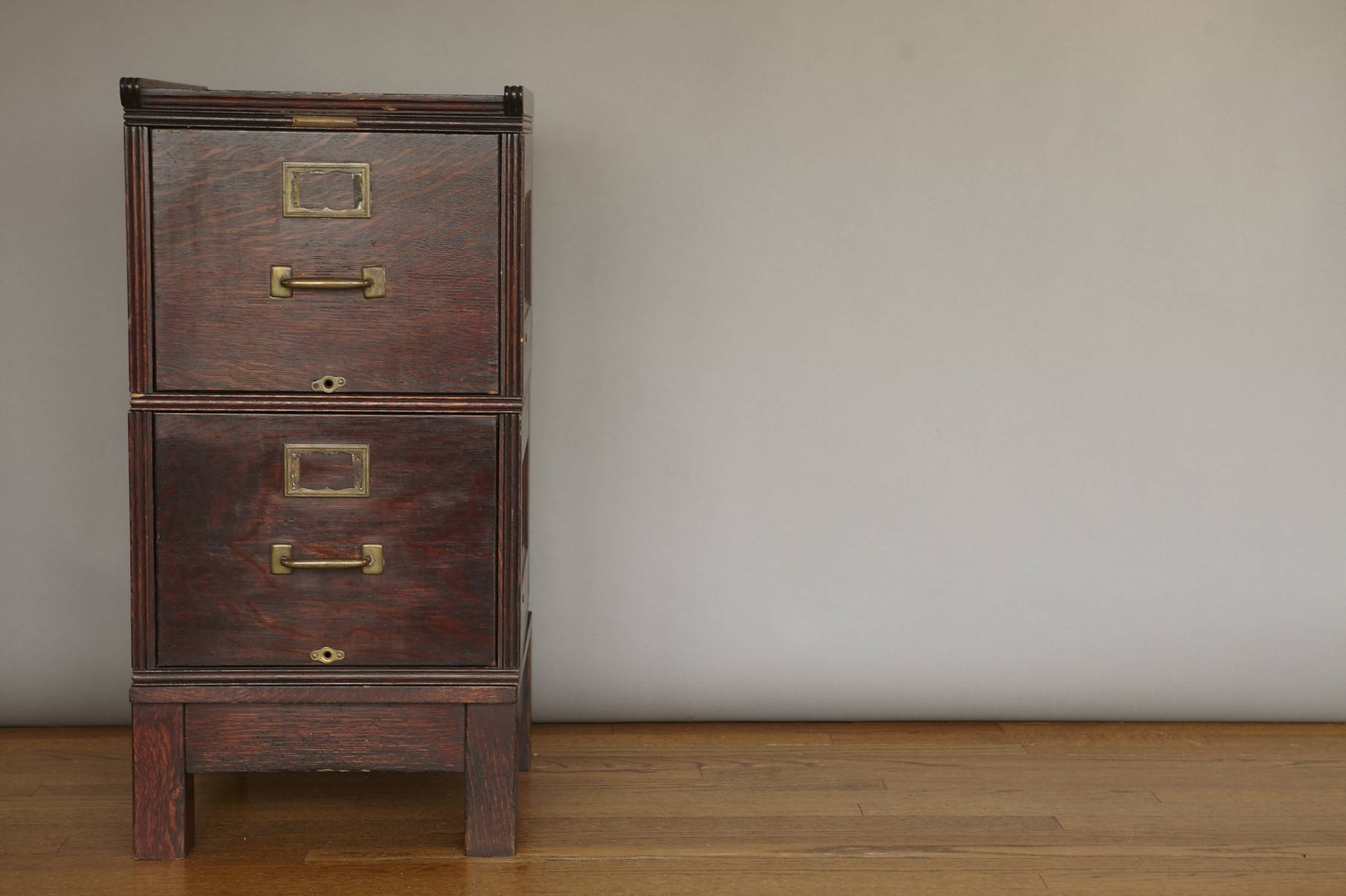 Antique Mission Oak 2 Drawer File Cabinet Jens Buettner Design throughout size 1810 X 1206