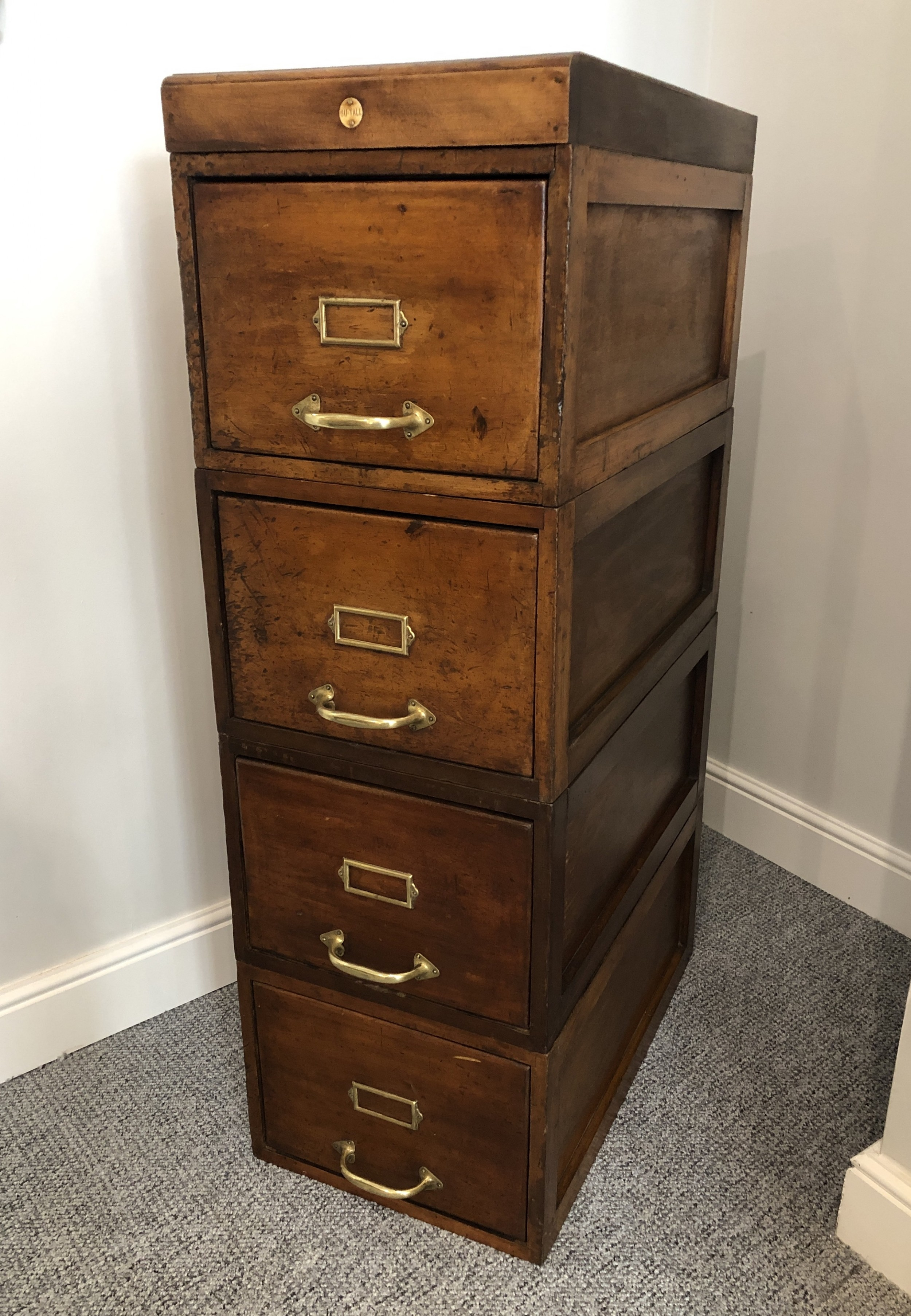 Antique Vintage Stacking Wooden Filing Cabinet Drawers 595698 with measurements 2500 X 3612