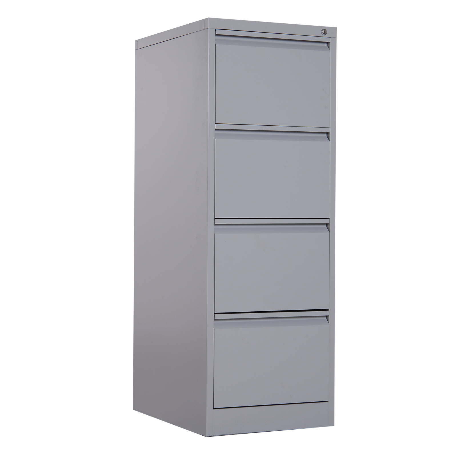 Aosom Vinsetto Metal 4 Drawer Vertical Locking Filing Cabinet Grey for dimensions 1600 X 1600