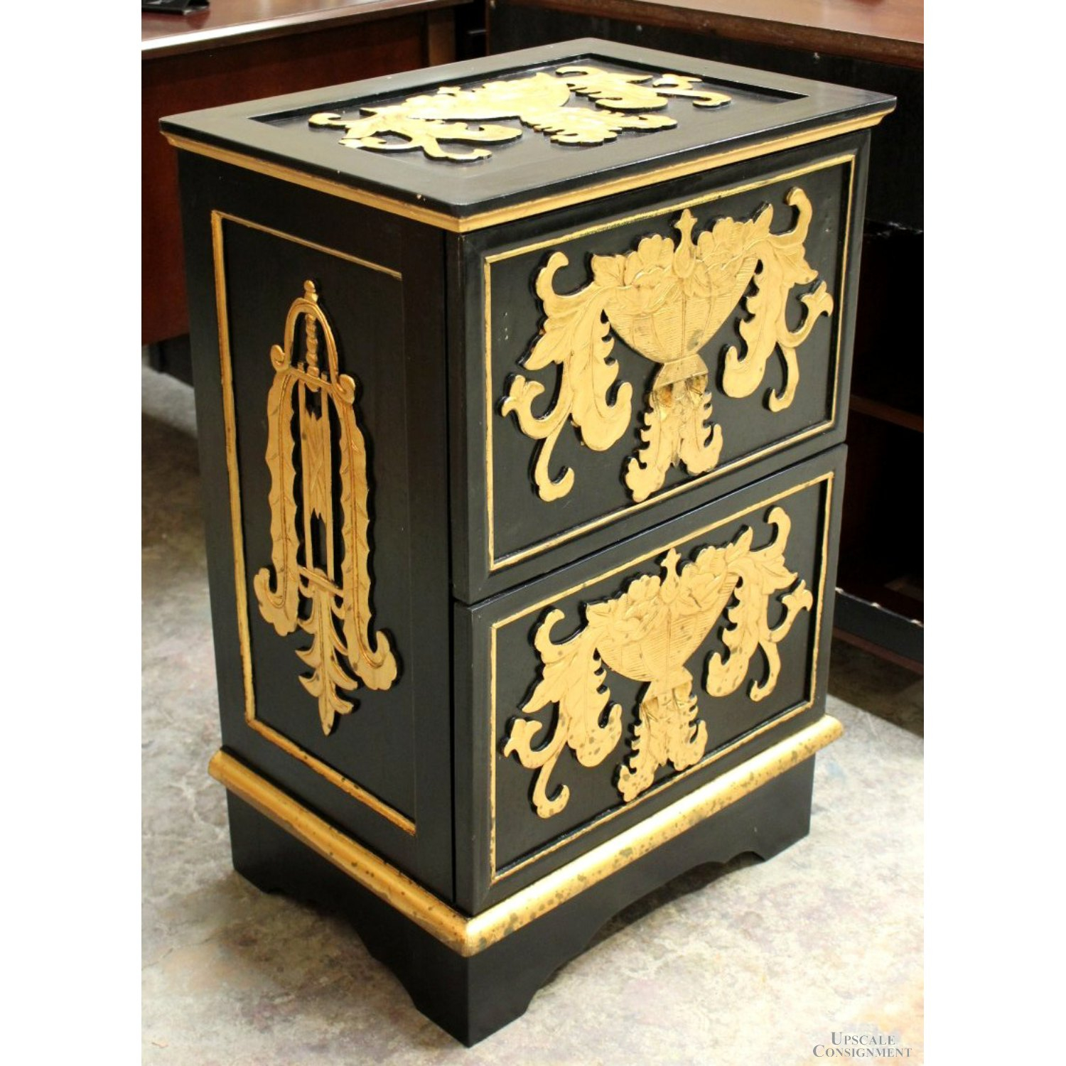 Asian Style File Cabinet Upscale Consignment with proportions 1500 X 1500