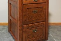 Authentic Mission Style Solid Oak 3 Drawer Filing Cabinet within dimensions 910 X 886