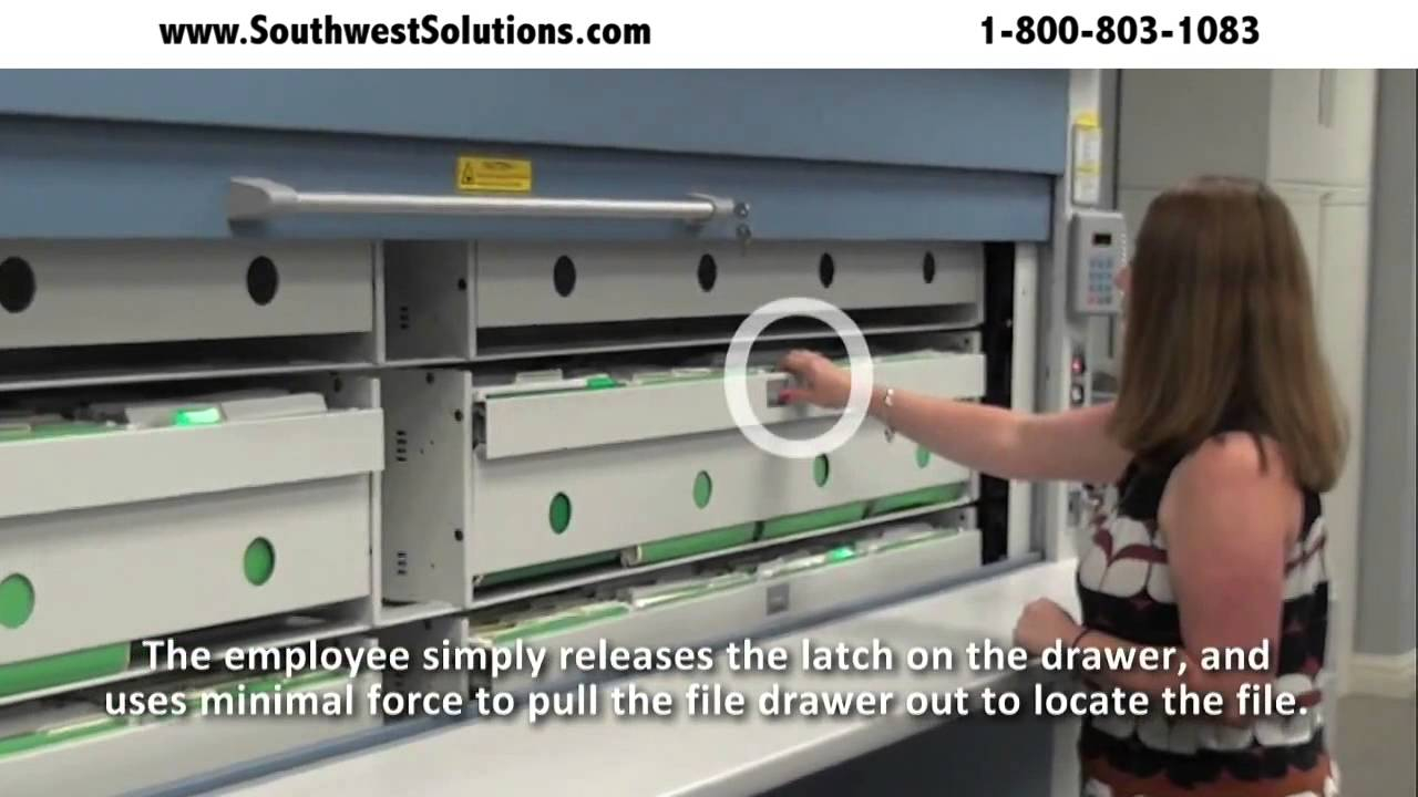 Automated Filing Carousel Cabinets 110 Minutes with sizing 1280 X 720