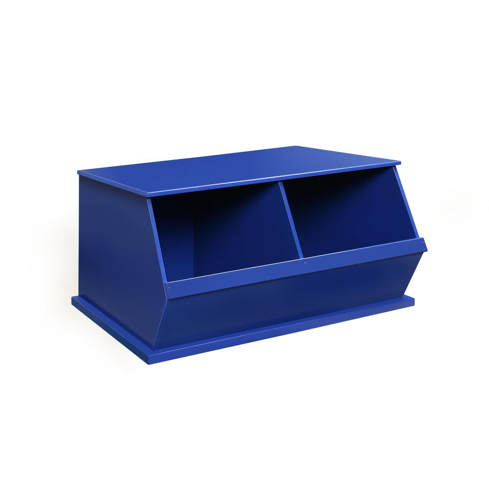 Badger Basket 37 In W X 17 In H X 19 In D Blue Stackable 2 pertaining to measurements 1000 X 1000