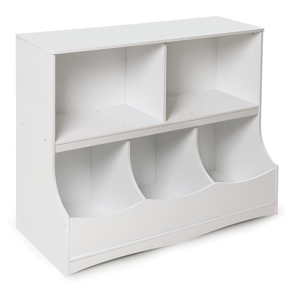 Badger Basket Multi Bin 37 In X 32 In White 5 Cube Organizer 98856 with regard to measurements 1000 X 1000