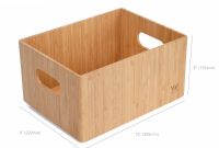 Bamboo Storage Bin 9 W X 12l X 6 H Mobilevision inside measurements 1000 X 956