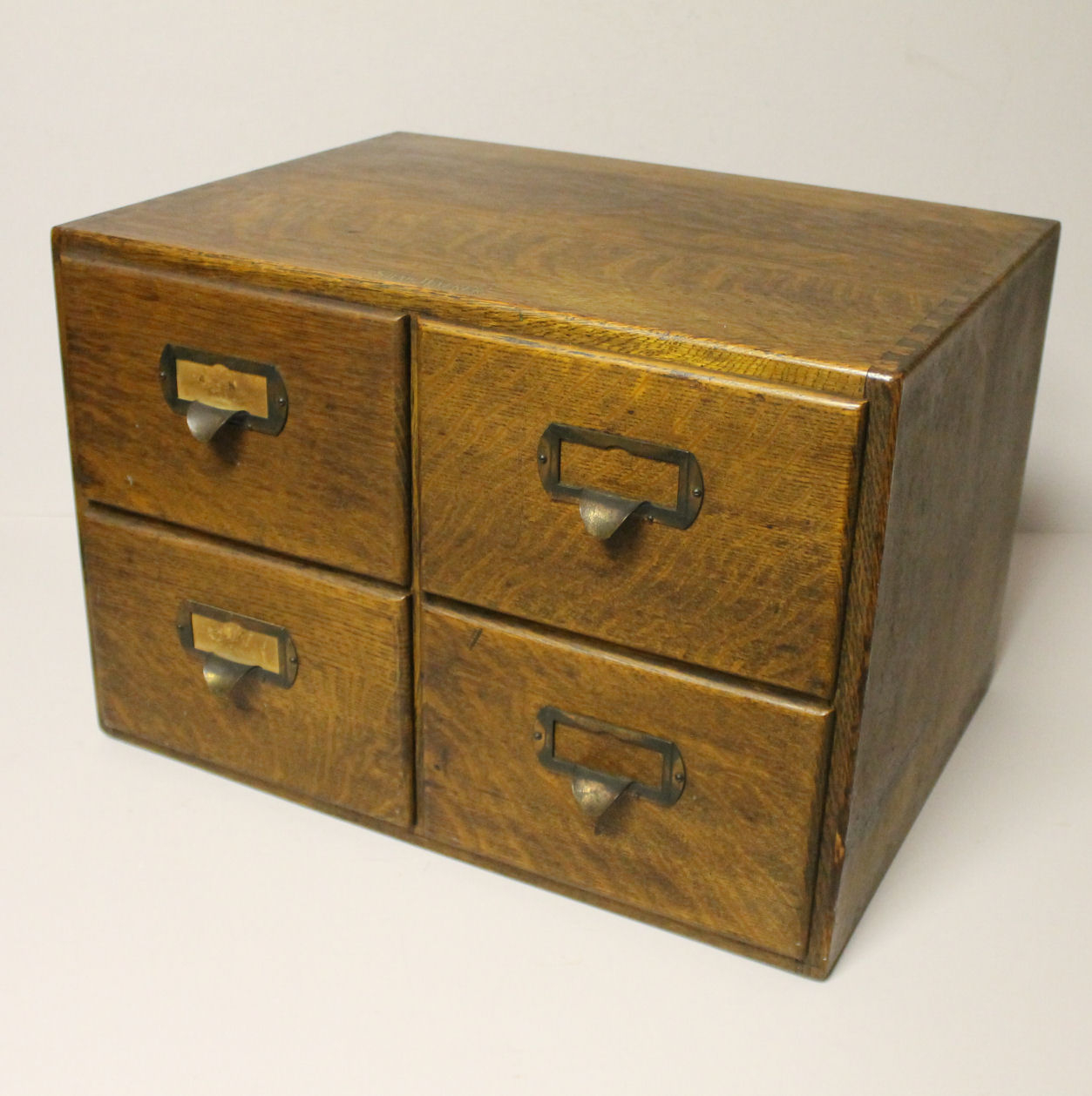 Bargain Johns Antiques Shaw Walker Company Quarter Sawn Oak Desk intended for proportions 1253 X 1258