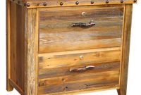 Barnwood Locking Lateral Filing Cabinet With Nailheads 2 Drawer inside dimensions 1200 X 1200