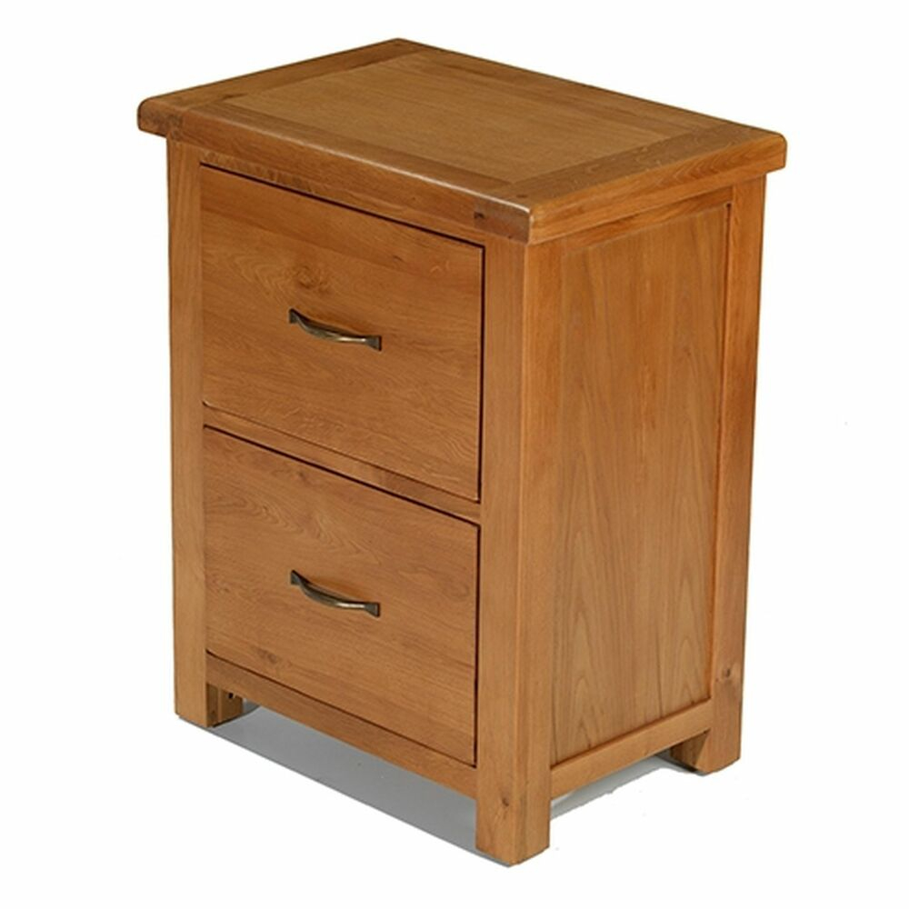 Beaumont Solid Oak Furniture Two Drawer Office Storage Filing in proportions 1000 X 1000