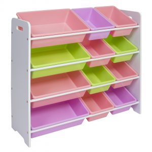 Best Choice Products Toy Bin Organizer Kids Childrens Storage Box Playroom Bedroom Shelf Drawer Pastel Colors for dimensions 2600 X 2600