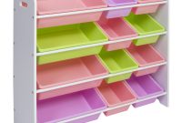 Best Choice Products Toy Bin Organizer Kids Childrens Storage Box Playroom Bedroom Shelf Drawer Pastel Colors throughout size 2600 X 2600