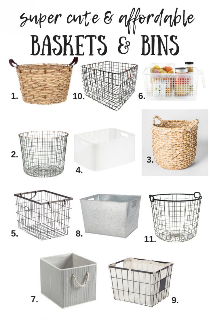 Best Home Organizing Productsstorage Baskets Bins And Boxes throughout proportions 740 X 1110
