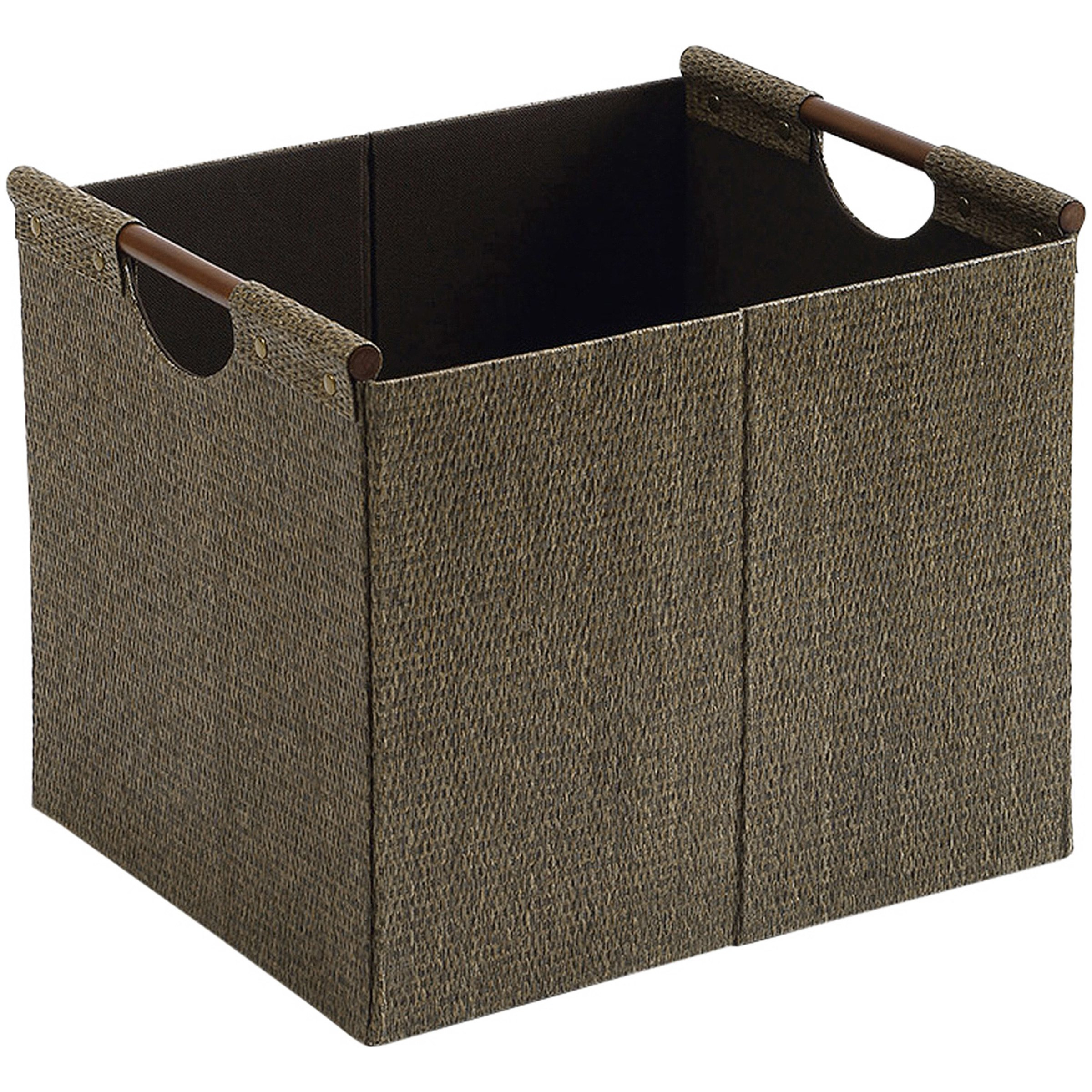 Better Homes And Gardens Woven Storage Bin Brown Durable Construction inside proportions 2400 X 2400