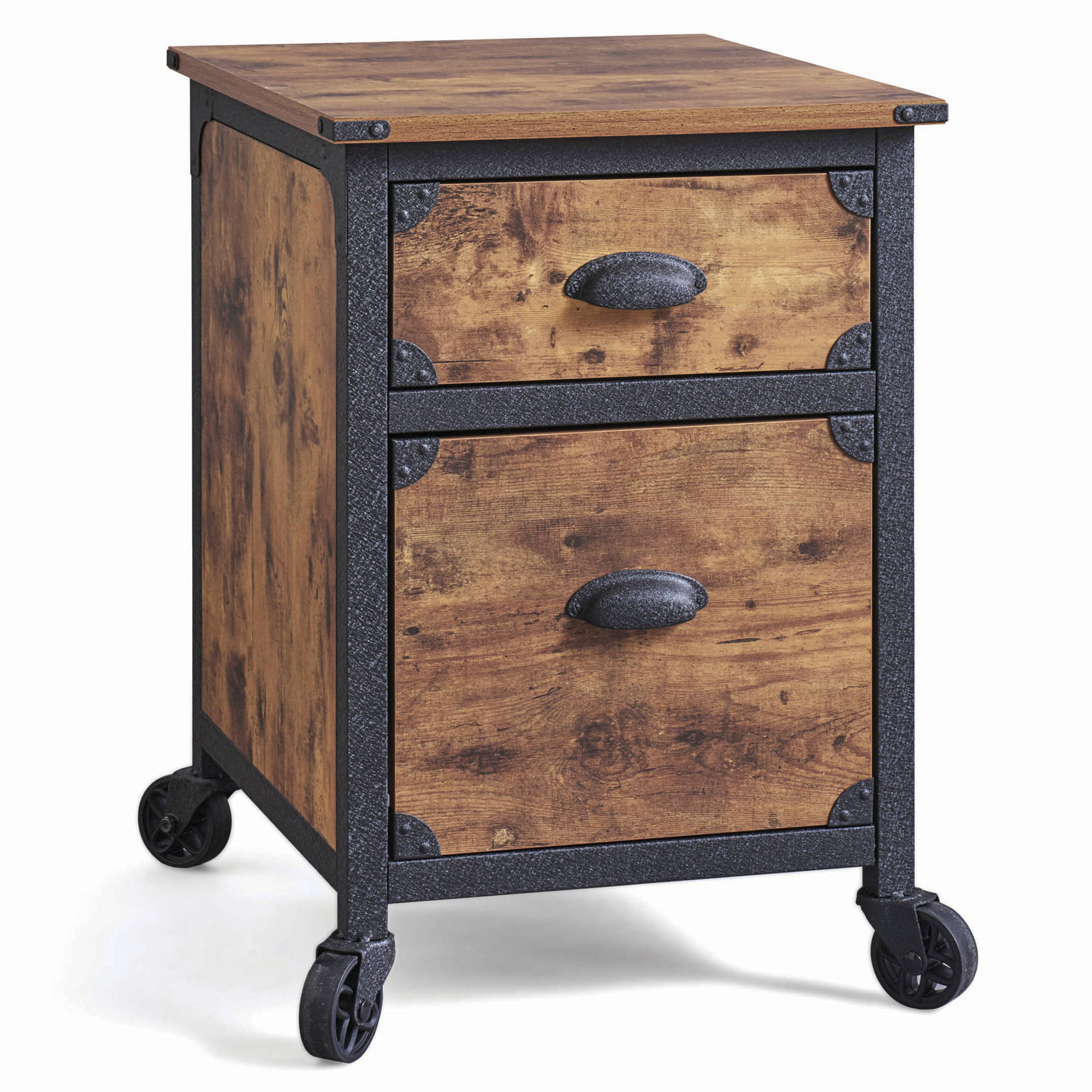 Better Homes Gardens 2 Drawer Rustic Country File Cabinet Weathered Pine Finish pertaining to size 2000 X 2000