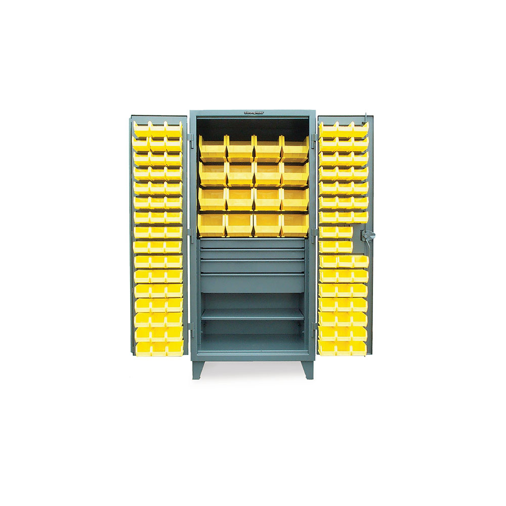 Bin Storage Cabinet With 4 Drawers Strong Hold Seriously Strong pertaining to sizing 1000 X 1000