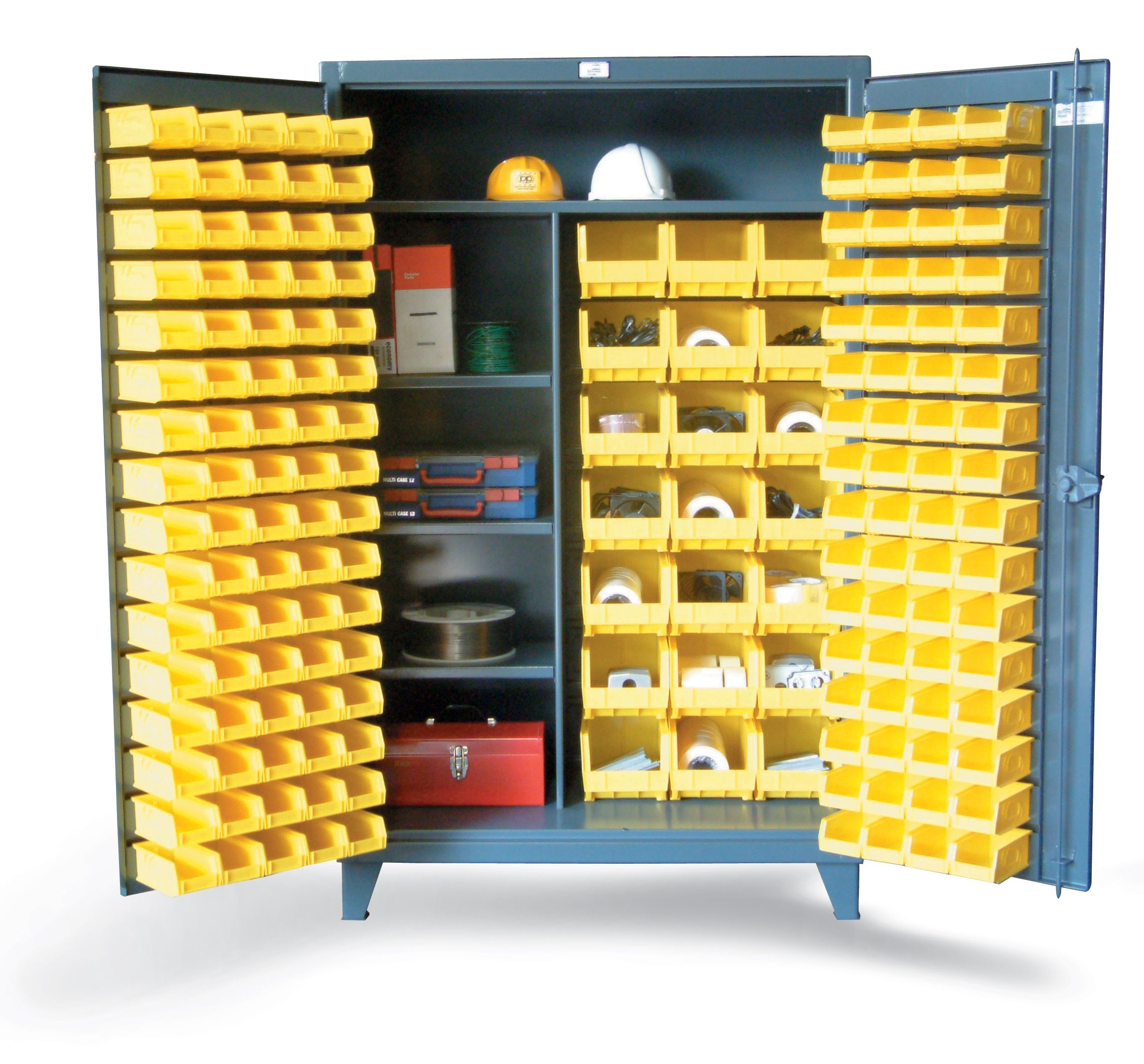 Bin Storage Cabinet With Wardrobe Style Shelves Bin Storage within sizing 2279 X 2120