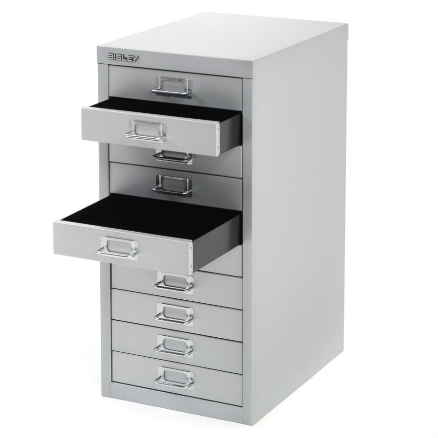 Bisley 10 Drawer Filing Cabinet Silver Robert Dyas intended for sizing 900 X 900