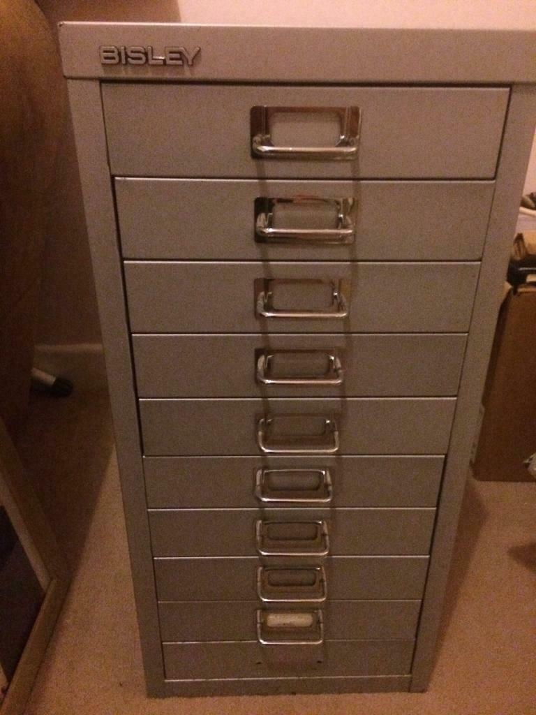 Bisley 10 Drawer Silver Filing Cabinet In Port Talbot Neath Port Talbot regarding sizing 768 X 1024