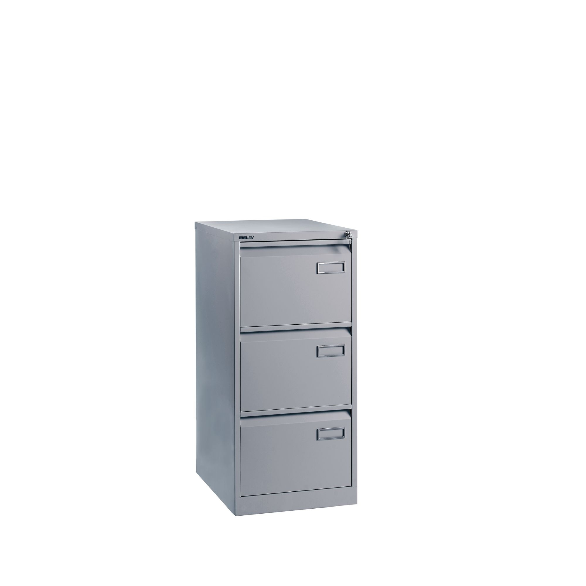 Bisley 3 Drawer Filing Cabinet Silver Hope Education for size 2000 X 2000