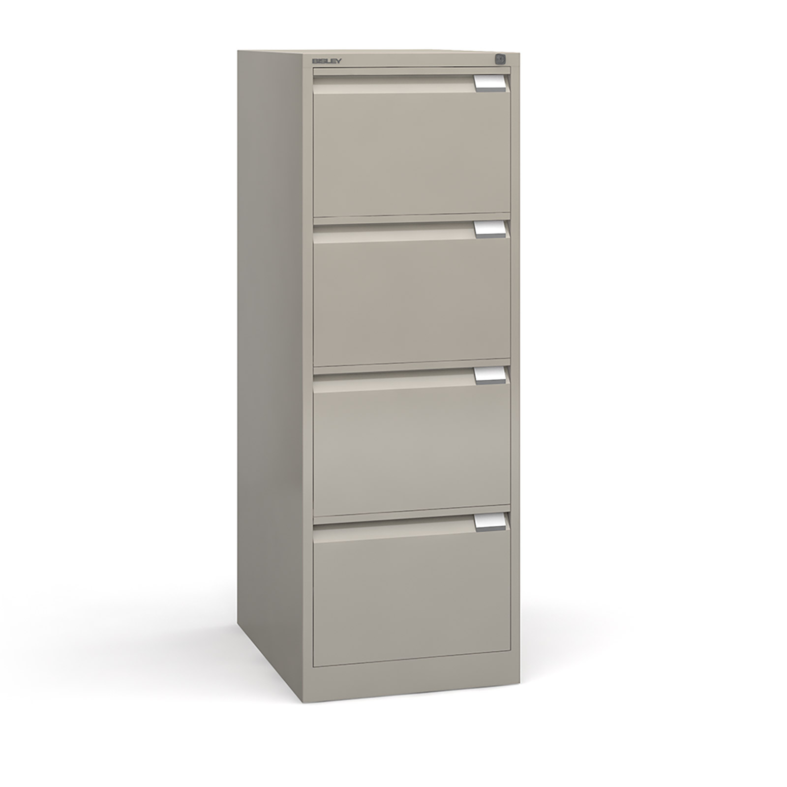 Bisley 4 Drawer Bs Filing Cabinet 1321mm Goose Grey Office inside size 1600 X 1600
