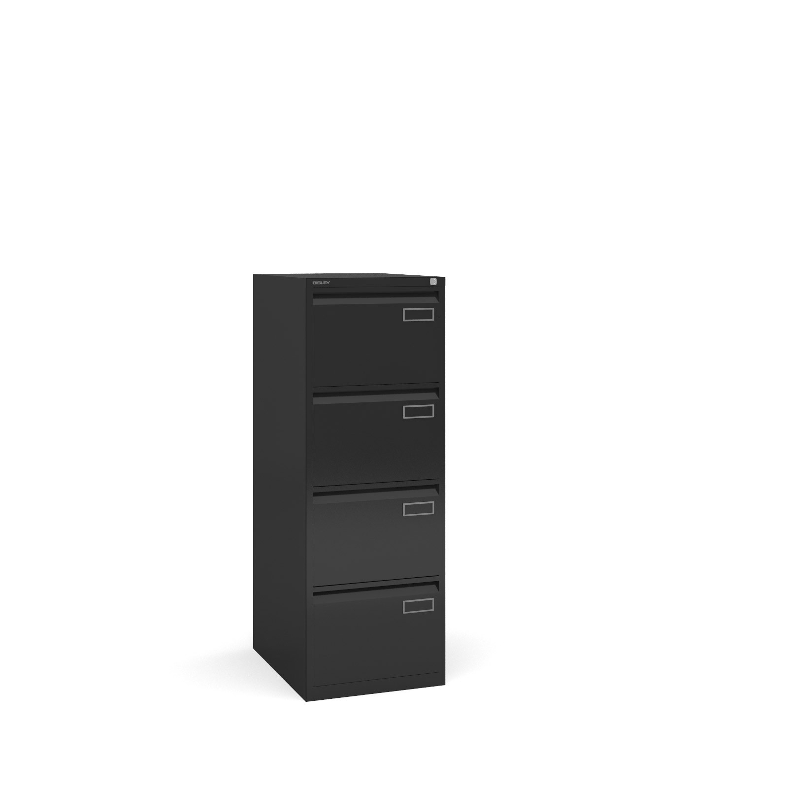 Bisley 4 Drawer Contract Filing Cabinet In Black Office Resale throughout sizing 1600 X 1600