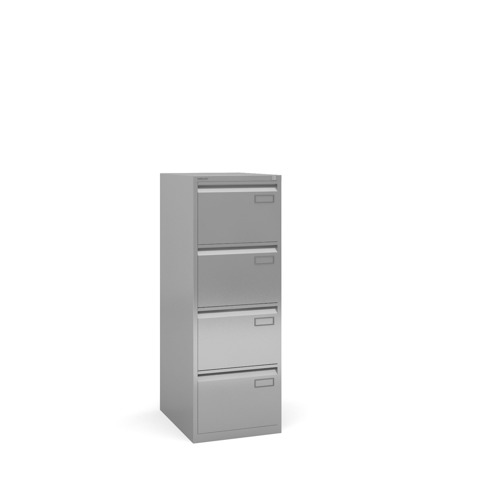 Bisley 4 Drawer Contract Filing Cabinet In Silver Office Resale throughout size 1600 X 1600