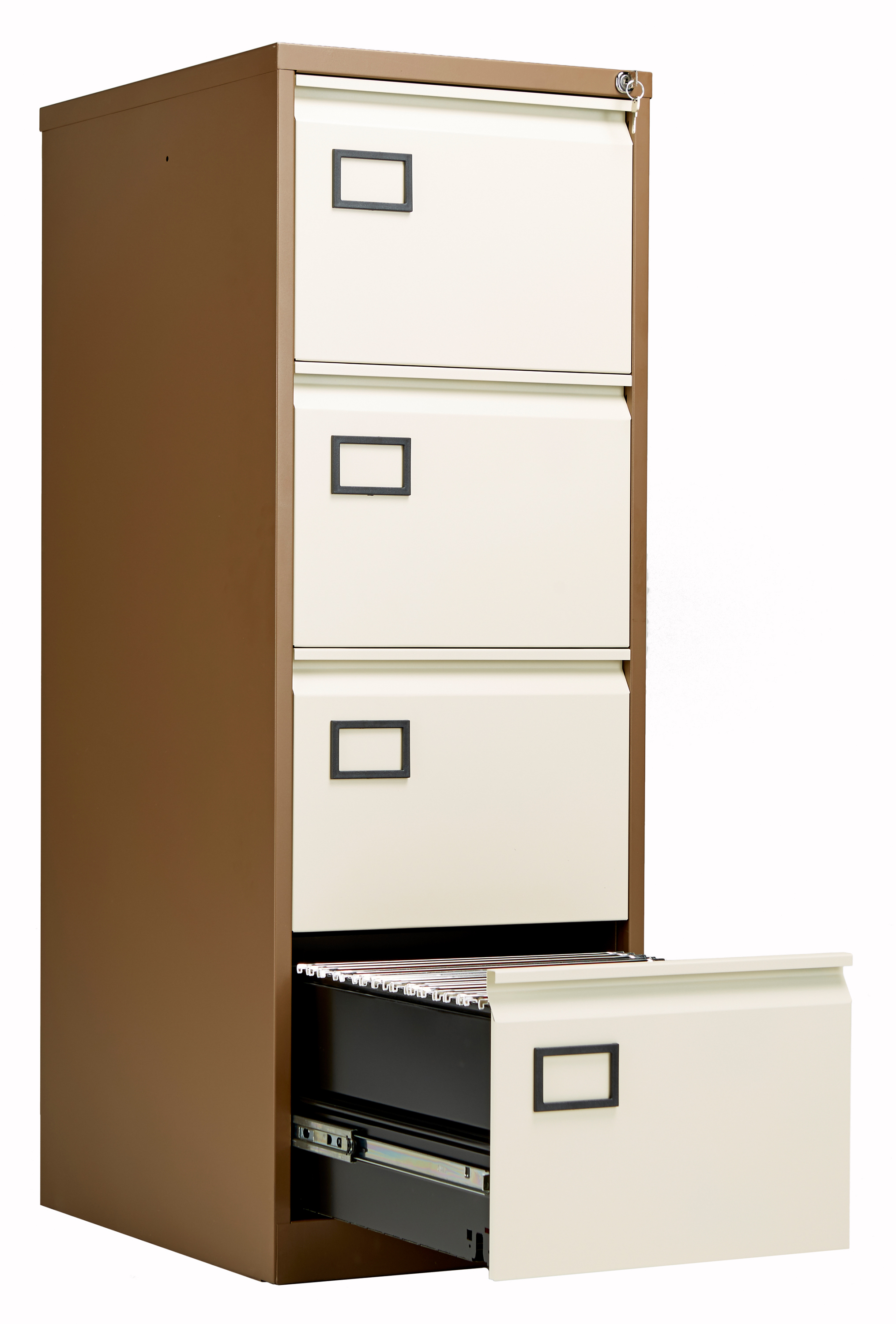 Bisley 4 Drawer Contract Steel Filing Cabinet Coffee Cream 4r Office throughout sizing 2030 X 3000